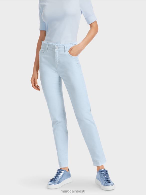 Marc Cain Riietus \"mõtle koos ümber\" teksad silea J8DT757 pehme pulber sinine