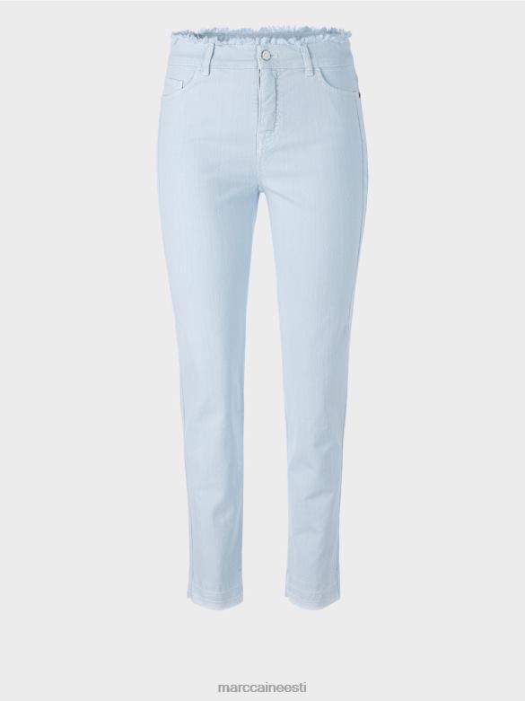 Marc Cain Riietus \"mõtle koos ümber\" teksad silea J8DT757 pehme pulber sinine