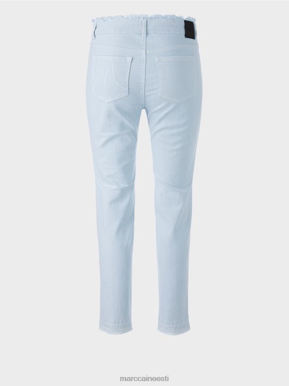 Marc Cain Riietus \"mõtle koos ümber\" teksad silea J8DT757 pehme pulber sinine