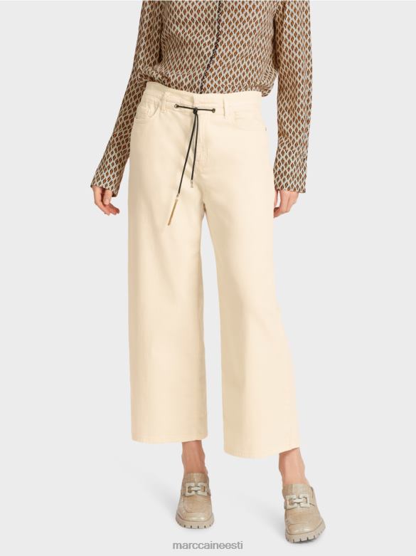 Marc Cain Riietus \"mõtle koos ümber\" viie taskuga teksad J8DT792 kreem