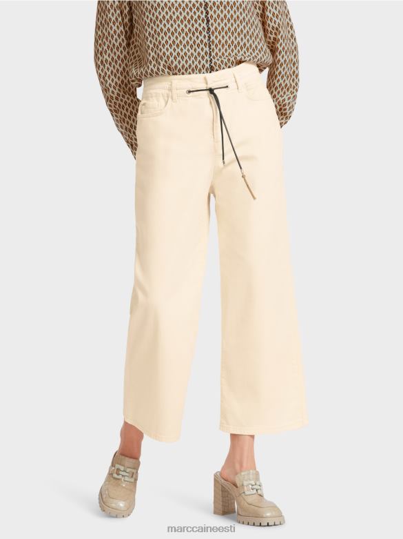 Marc Cain Riietus \"mõtle koos ümber\" viie taskuga teksad J8DT792 kreem