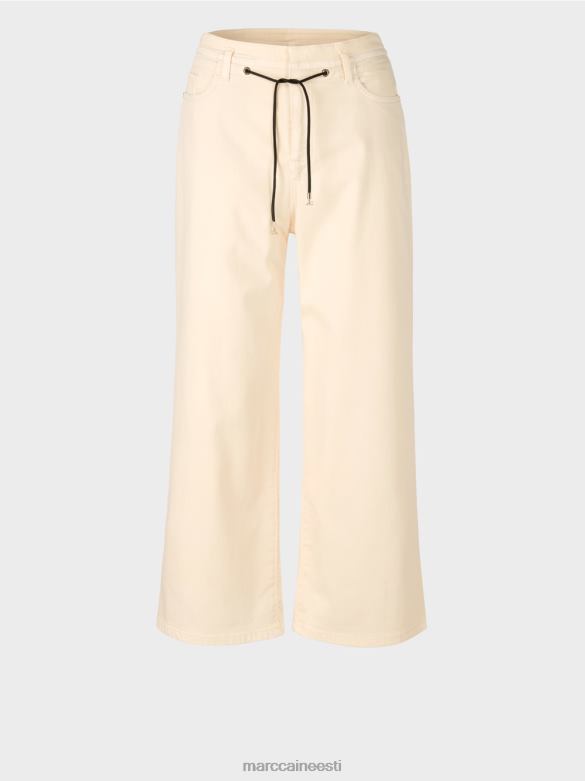 Marc Cain Riietus \"mõtle koos ümber\" viie taskuga teksad J8DT792 kreem