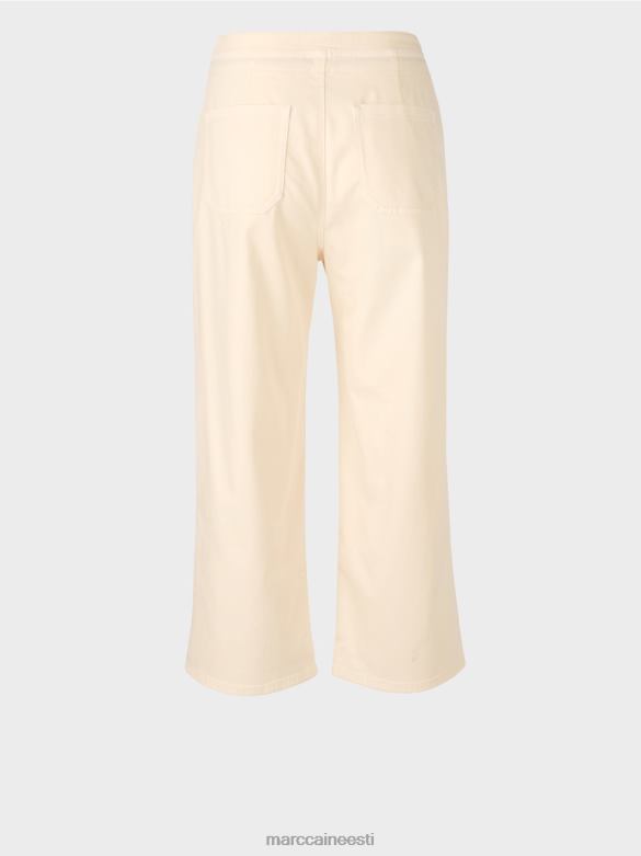 Marc Cain Riietus \"mõtle koos ümber\" viie taskuga teksad J8DT792 kreem