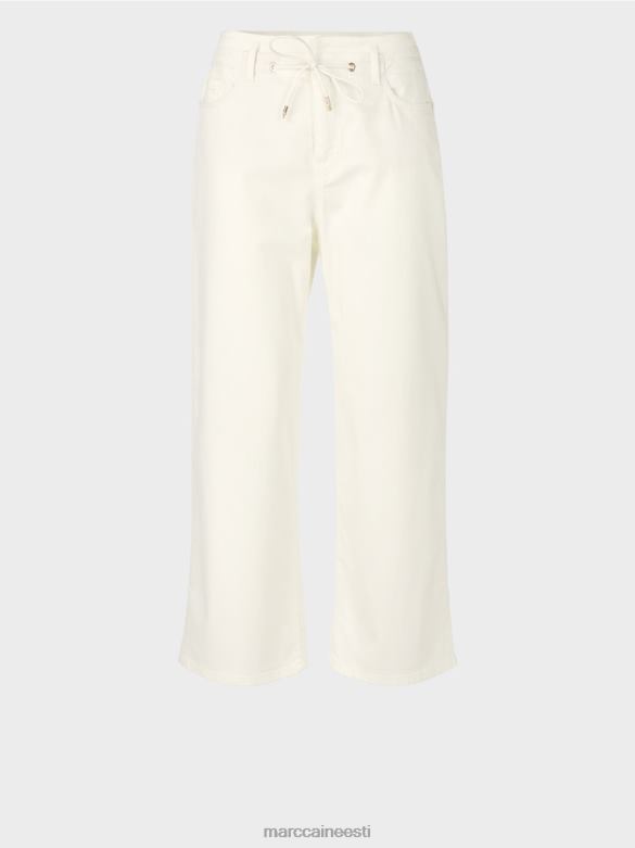 Marc Cain Riietus \"mõtle koos ümber\" viie taskuga teksad J8DT795 määrdunudvalge