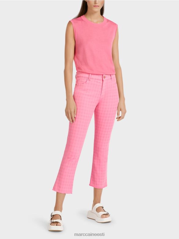 Marc Cain Riietus \"mõtlege koos ümber\" värvilised teksad J8DT806 särav roosa