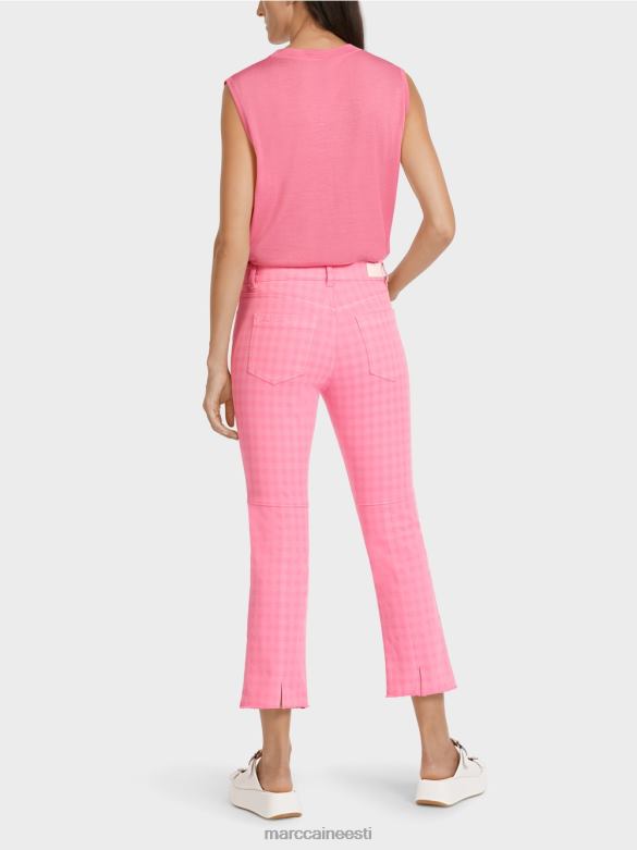 Marc Cain Riietus \"mõtlege koos ümber\" värvilised teksad J8DT806 särav roosa