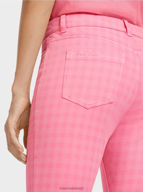 Marc Cain Riietus \"mõtlege koos ümber\" värvilised teksad J8DT806 särav roosa