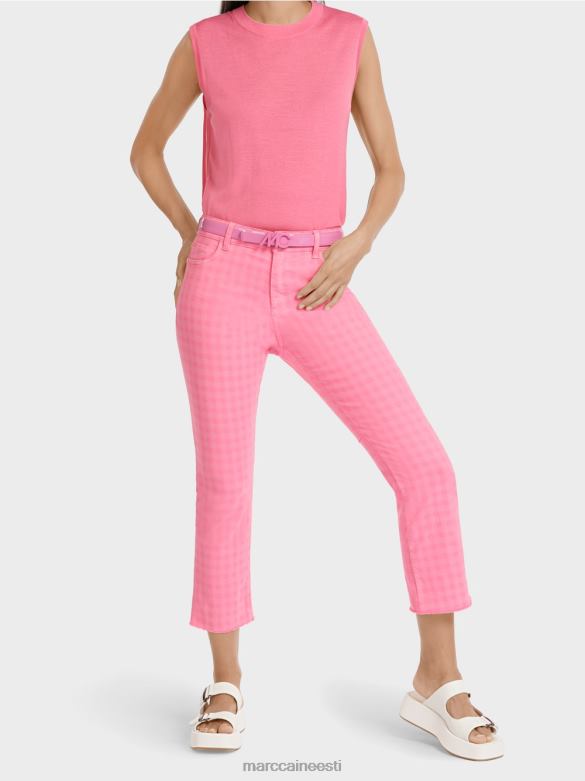 Marc Cain Riietus \"mõtlege koos ümber\" värvilised teksad J8DT806 särav roosa