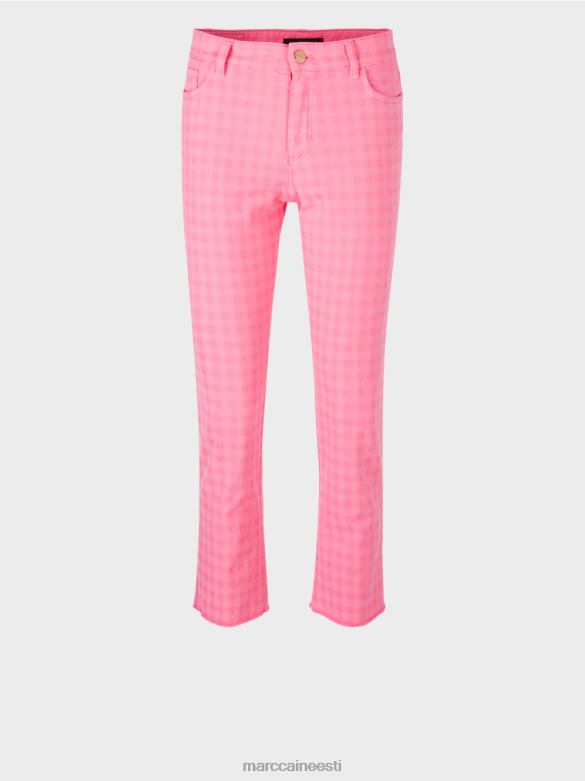 Marc Cain Riietus \"mõtlege koos ümber\" värvilised teksad J8DT806 särav roosa