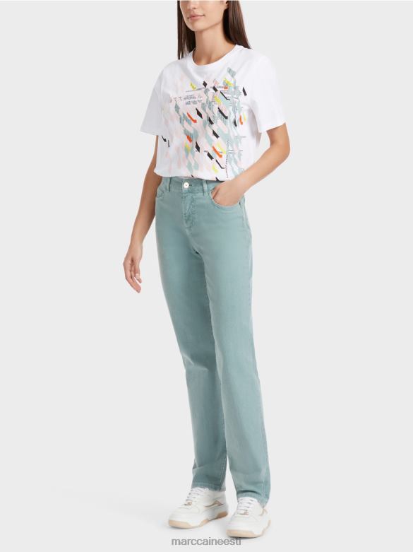 Marc Cain Riietus \"mõtleme koos ümber\" teksapüksid fyli J8DT791 tume taevasinine