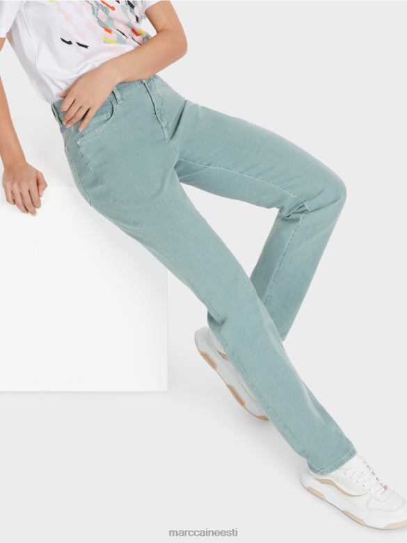 Marc Cain Riietus \"mõtleme koos ümber\" teksapüksid fyli J8DT791 tume taevasinine