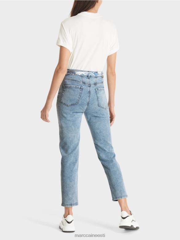 Marc Cain Riietus riad \"rethink together\" teksad J8DT783 vintage sinine