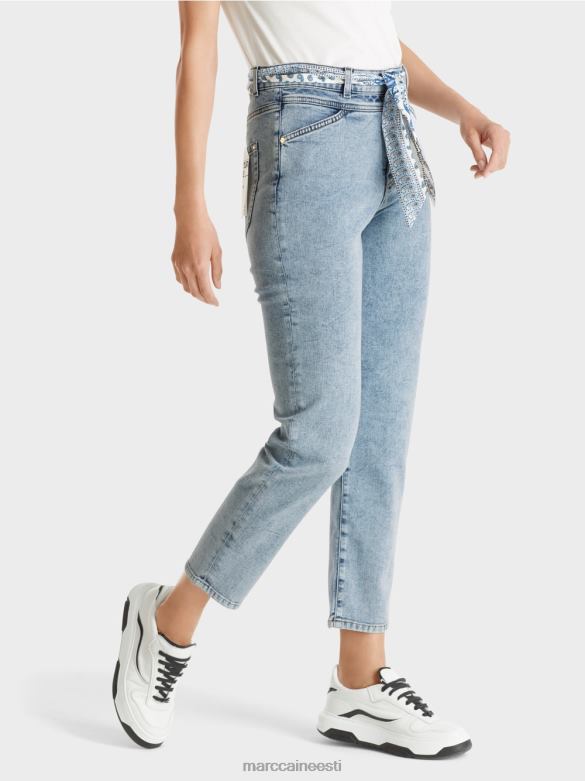 Marc Cain Riietus riad \"rethink together\" teksad J8DT783 vintage sinine