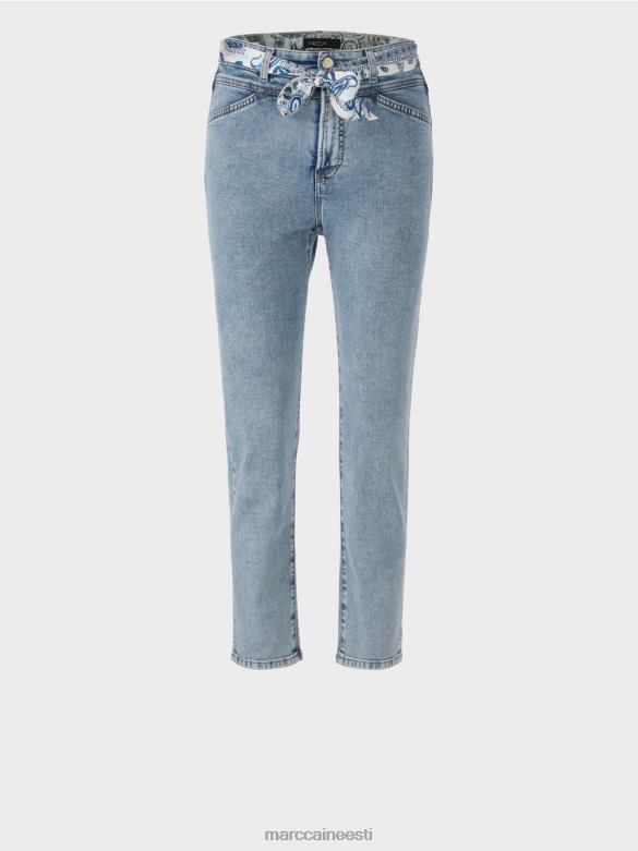 Marc Cain Riietus riad \"rethink together\" teksad J8DT783 vintage sinine