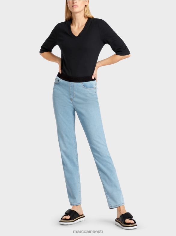 Marc Cain Riietus siena elastsed venivad teksad J8DT801 beebisinine