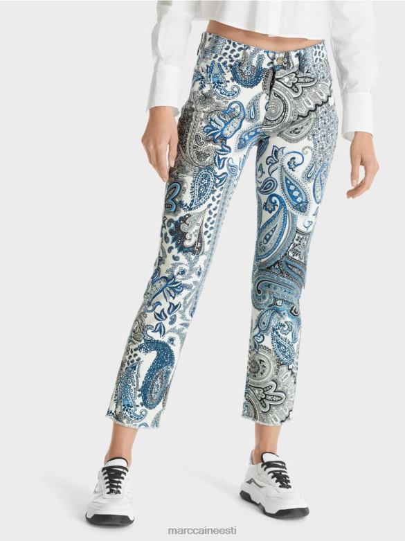 Marc Cain Riietus sikar \"rethink together\" teksad J8DT782 vintage sinine