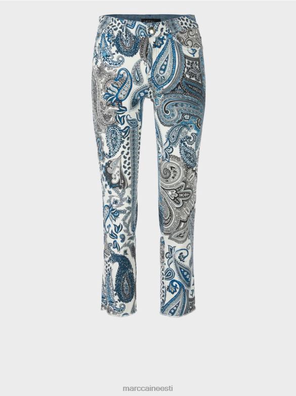 Marc Cain Riietus sikar \"rethink together\" teksad J8DT782 vintage sinine