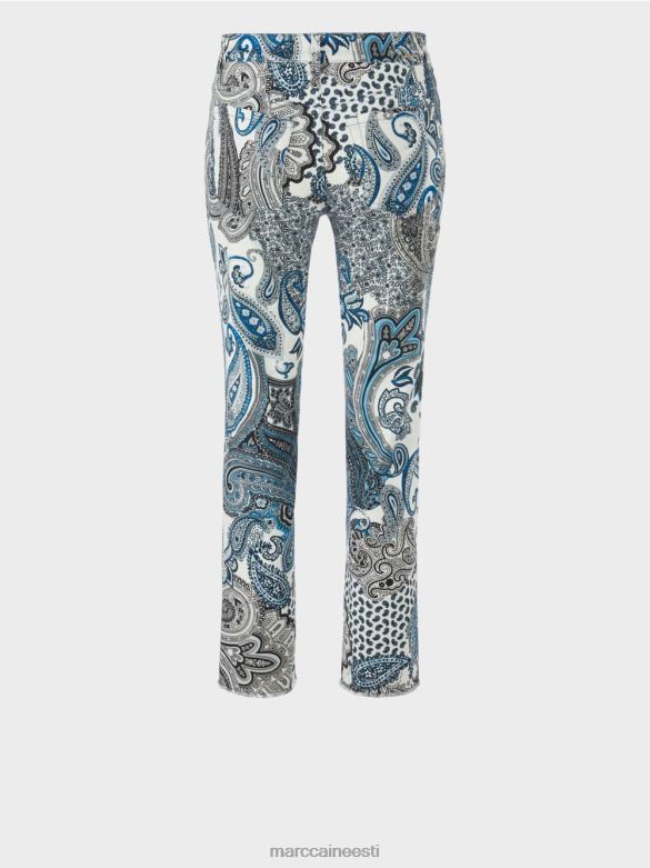 Marc Cain Riietus sikar \"rethink together\" teksad J8DT782 vintage sinine