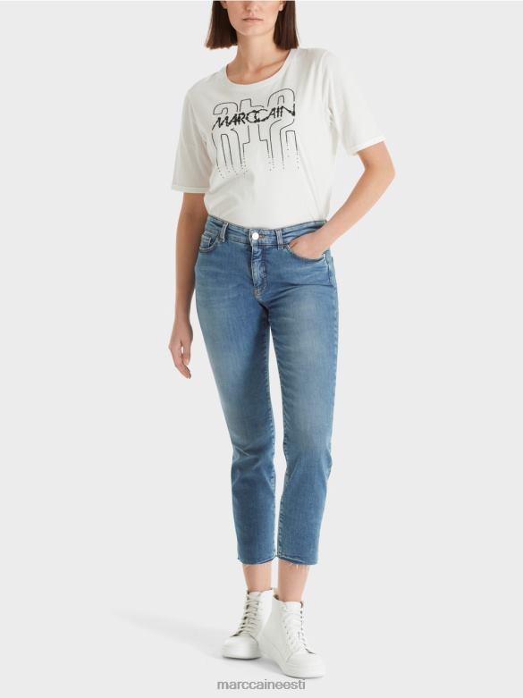 Marc Cain Riietus silea "rethink together" teksad J8DT786 vintage sinine