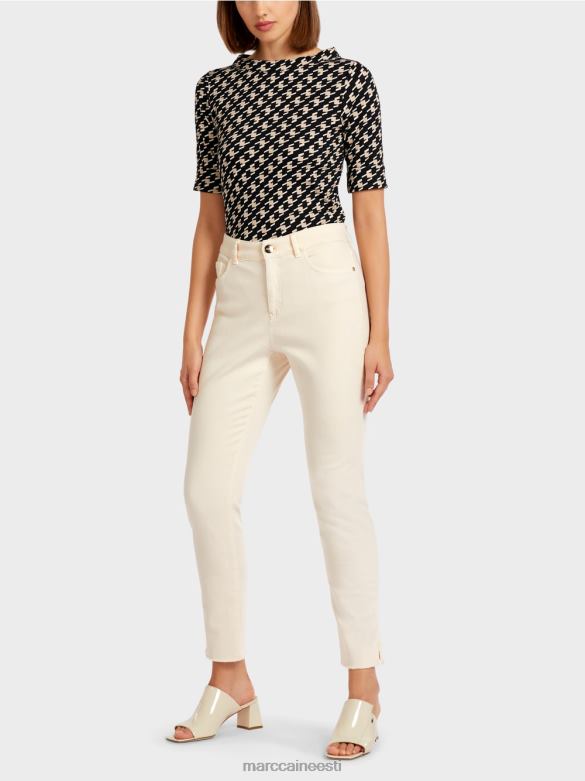 Marc Cain Riietus värvilised "rethink together" teksad J8DT830 kreem