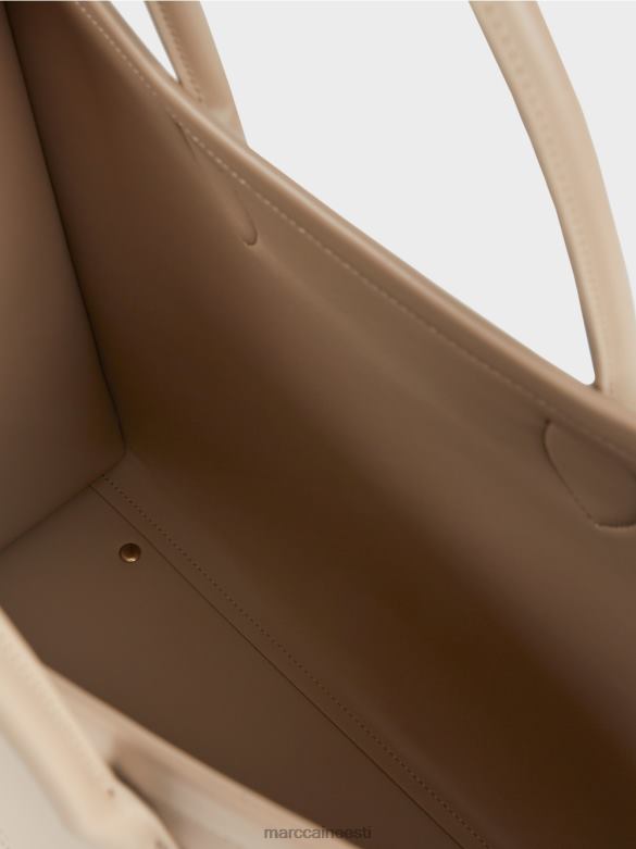 Marc Cain tarvik Kaks-ühes kandekott logo kirjaga J8DT1531 sügav liiv