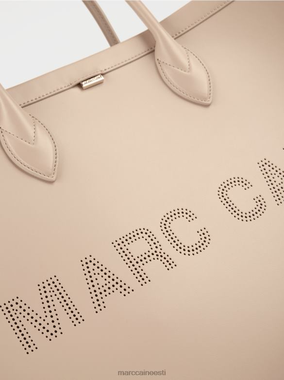 Marc Cain tarvik Kaks-ühes kandekott logo kirjaga J8DT1531 sügav liiv