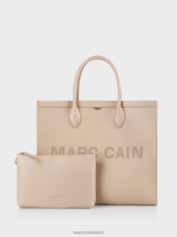 Marc Cain tarvik Kaks-ühes kandekott logo kirjaga J8DT1531 sügav liiv