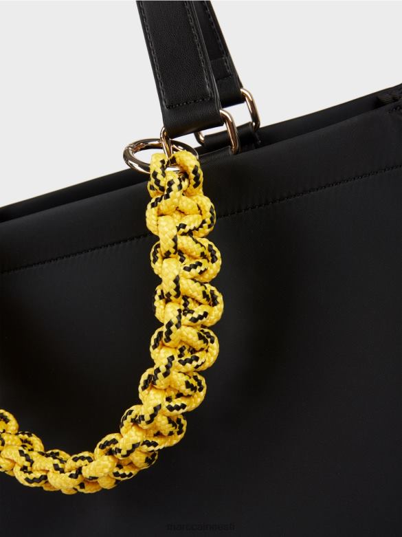 Marc Cain tarvik \"koos ümber mõtlema\" heegeldatud sangakott J8DT1534 must