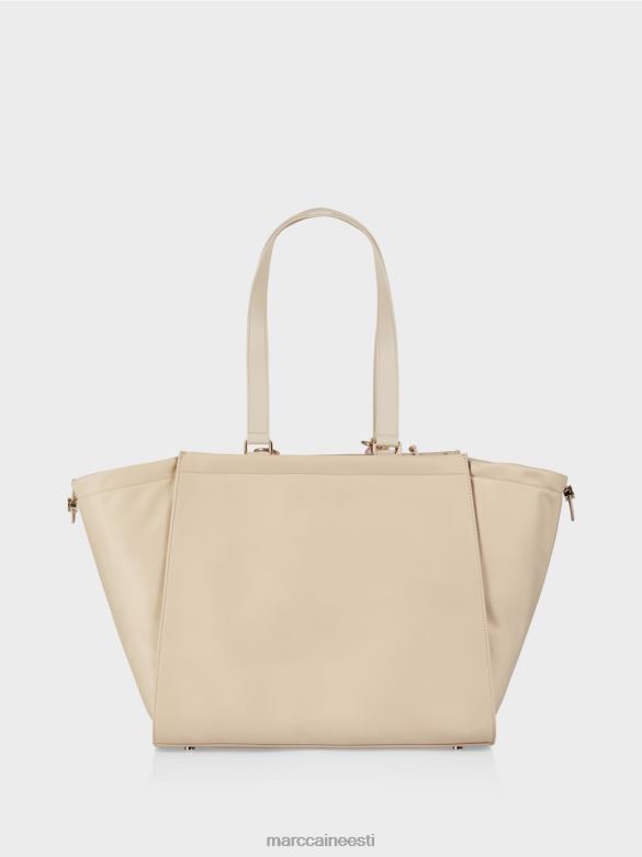 Marc Cain tarvik \"koos ümber mõtlema\" heegeldatud sangakott J8DT1549 pleegitatud liiv