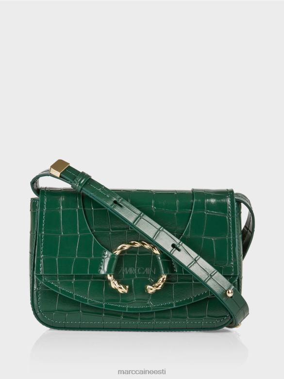 Marc Cain tarvik õlakott dekoratiivse rõngaga J8DT1540 pime mets