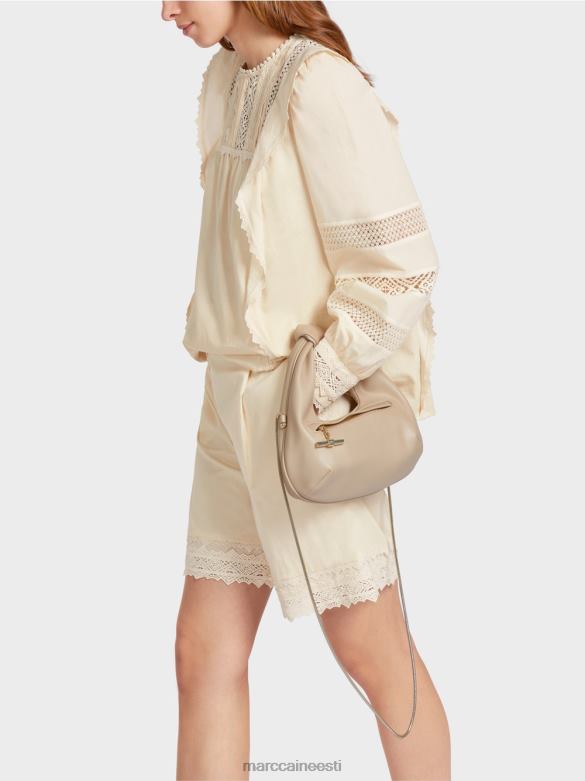 Marc Cain tarvik minikott dekoratiivse metallketiga J8DT1527 sügav liiv