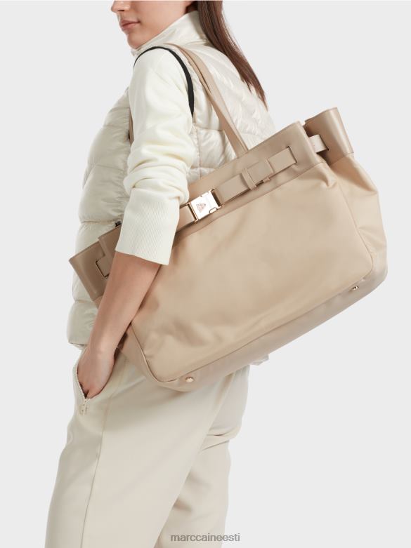 Marc Cain tarvik nailonist \"koos ümbermõtlemise\" ostja J8DT1495 pleegitatud liiv