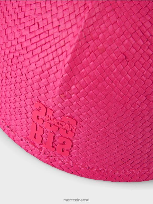 Marc Cain tarvik ühevärviline suure päikesevarjuga kork J8DT1718 super roosa