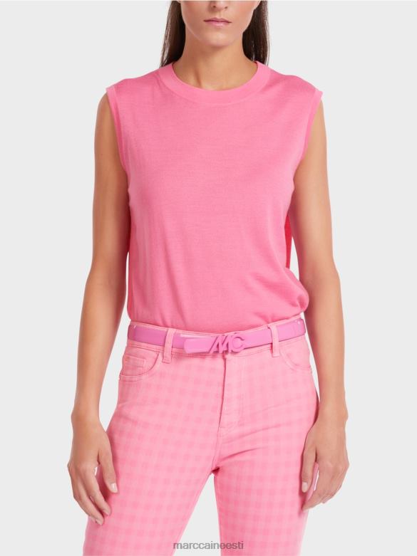 Marc Cain tarvik värvilise mc logoga pööratav vöö J8DT1730 särav roosa