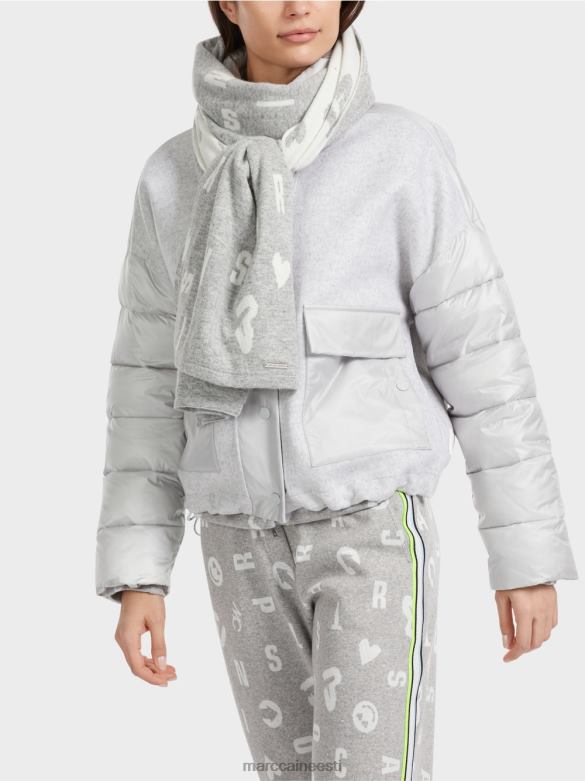 Marc Cain tarvik ümberpööratav \"koos ümbermõtlemise\" sall J8DT1690 hõbehall