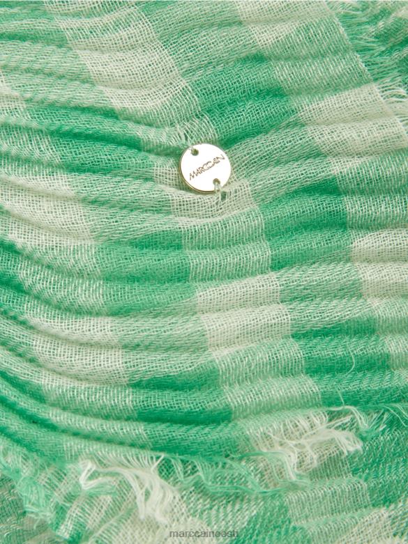 Marc Cain tarvik sall vichy tšekkides J8DT1737 särav jade